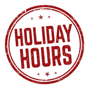 Golf Course Holiday Hours